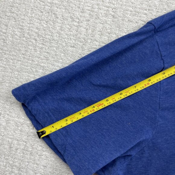 Hurley Skate Graphic T Shirt Men XXL Tie Dye Blue Baggy Fit Y2K Loose Blue Read - Picture 11 of 16